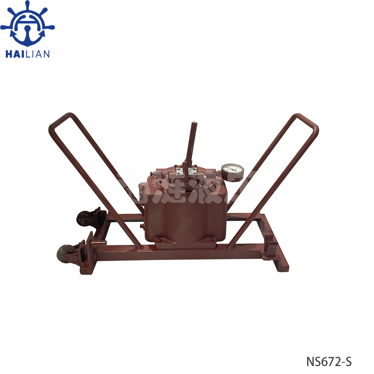 EMERGENCY HAND PUMP NS672-S FOR BALLAST REMOTE VALVE CONTROL SYSTEN