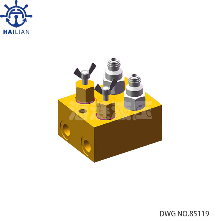 EMERGENCY OPERATION CONN.BLOCK DWG NO.1011-14B-6-01,85119 VALVE REMOTE CONTROL SPARE PARTS
