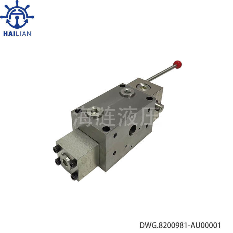HYDRAULIC VALVE DIRECTION VALVE 25P/32P WINCHES VALVE DWG.8200981-AU00001;8200986-AU00001